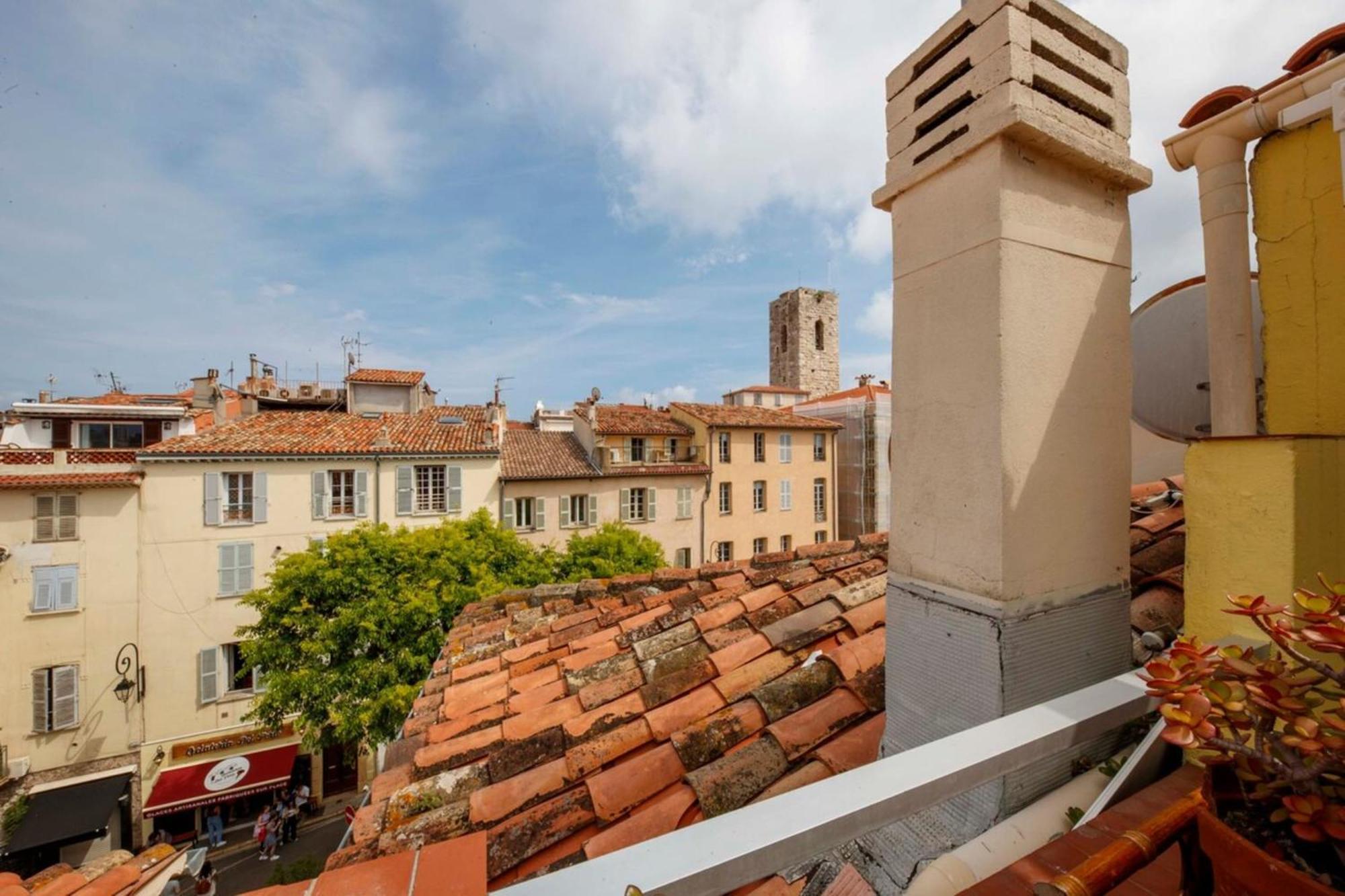 06M - Old Antibes Beautiful Duplex Terrace With Sea View Leilighet Eksteriør bilde