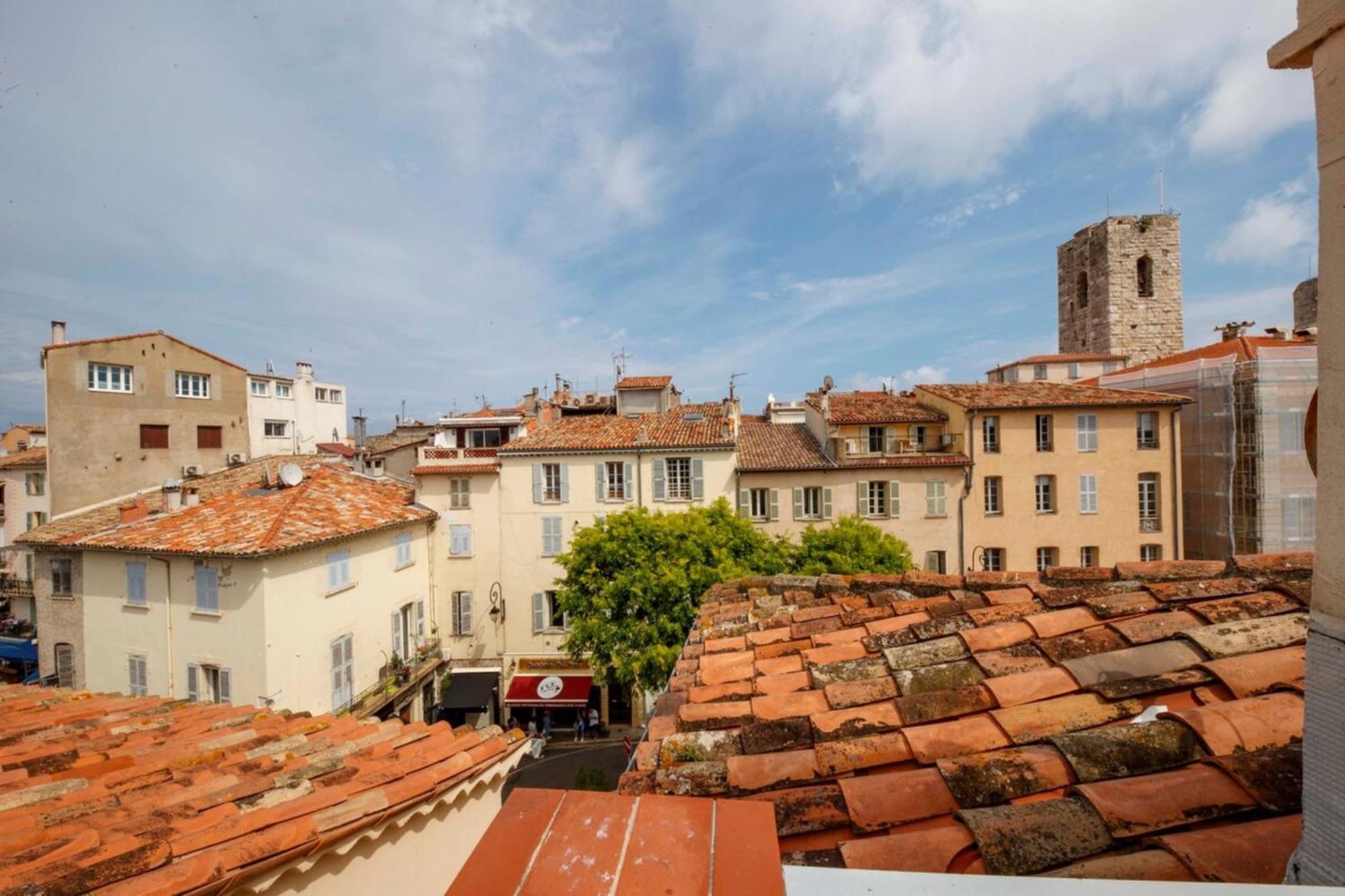 06M - Old Antibes Beautiful Duplex Terrace With Sea View Leilighet Eksteriør bilde