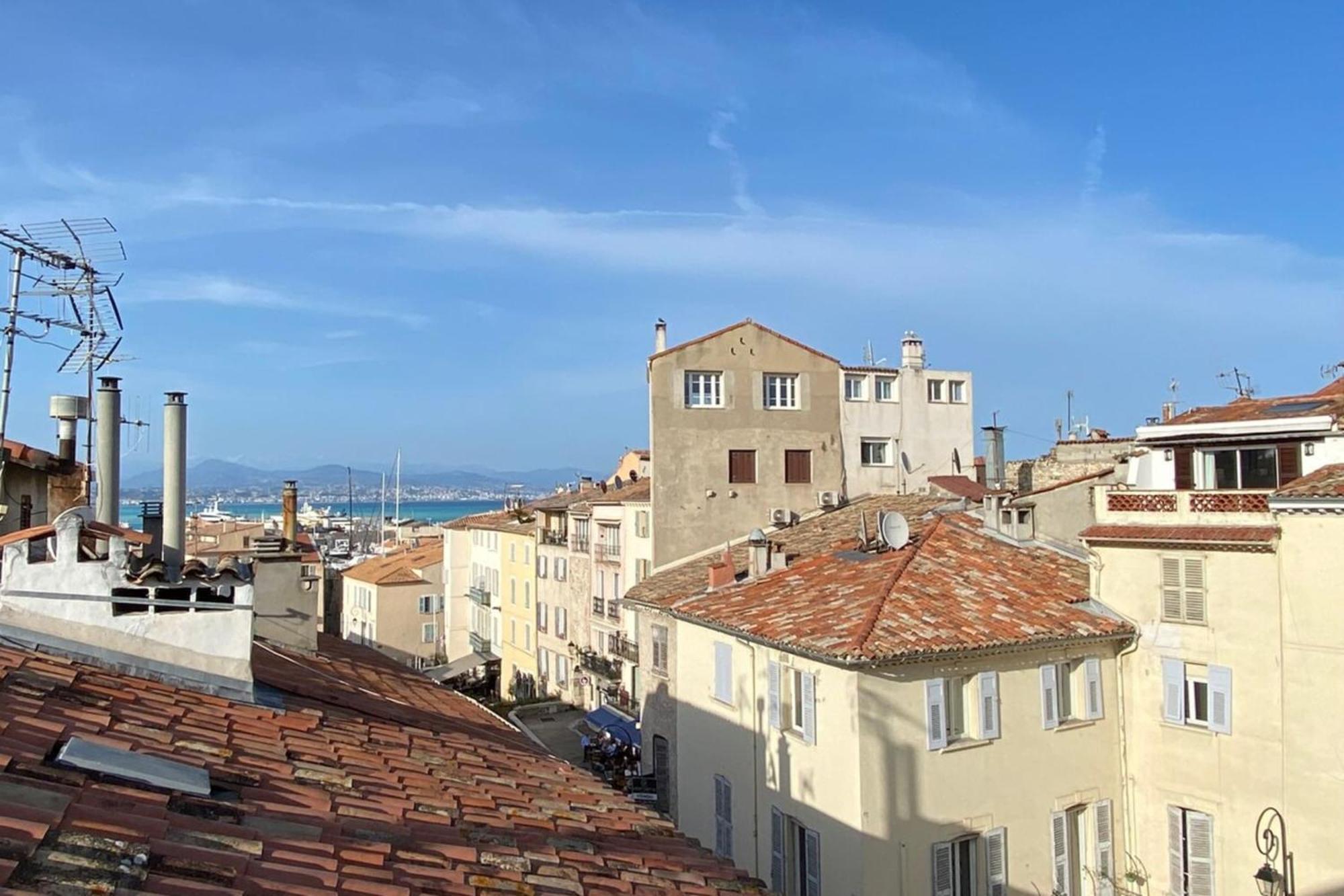 06M - Old Antibes Beautiful Duplex Terrace With Sea View Leilighet Eksteriør bilde