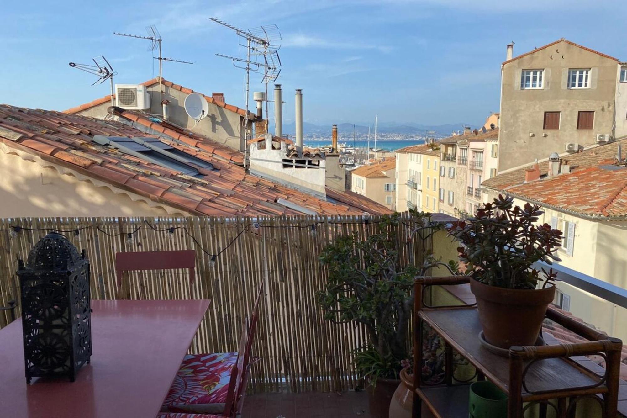 06M - Old Antibes Beautiful Duplex Terrace With Sea View Leilighet Eksteriør bilde