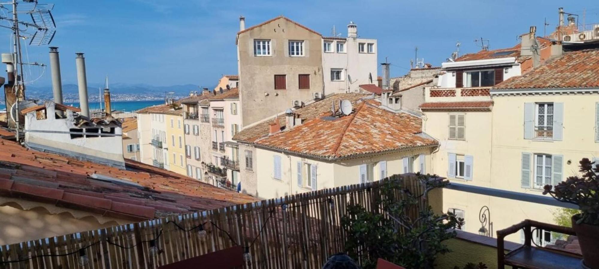 06M - Old Antibes Beautiful Duplex Terrace With Sea View Leilighet Eksteriør bilde