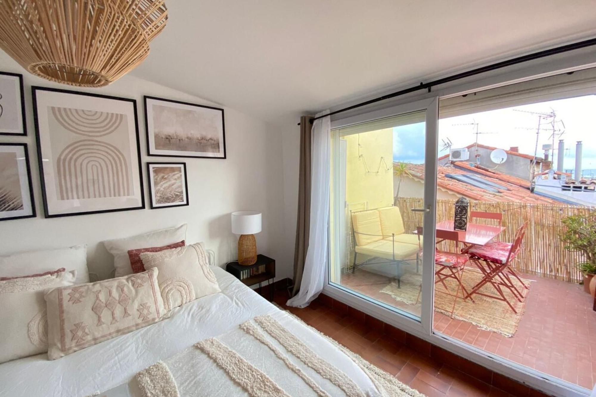 06M - Old Antibes Beautiful Duplex Terrace With Sea View Leilighet Eksteriør bilde