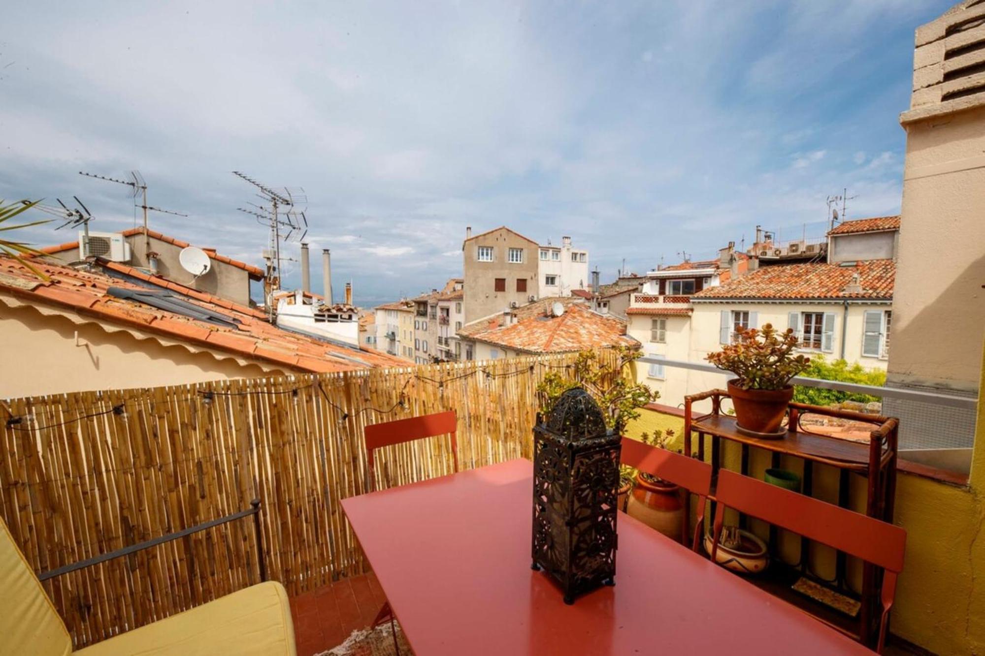 06M - Old Antibes Beautiful Duplex Terrace With Sea View Leilighet Eksteriør bilde